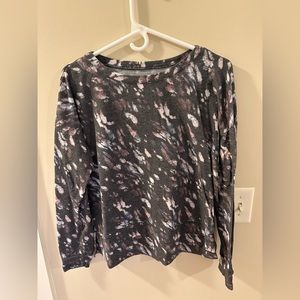 Spiritual gangster grey patterned soft cotton long sleeve